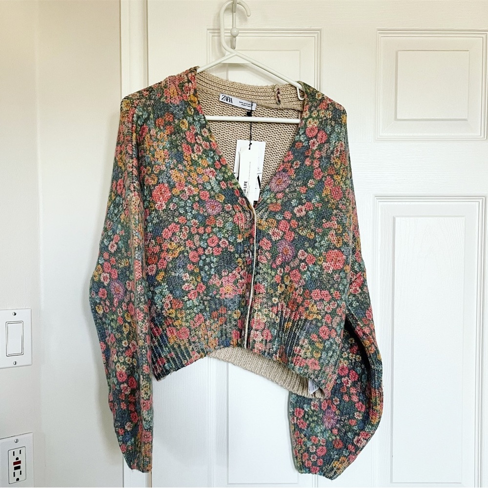 Zara Floral Cardigan